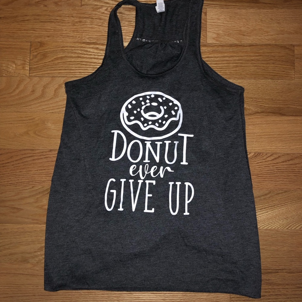 CVG Donut ever Give Up Workout tank